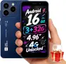 AGM NOTE N2 мини смартфон 4G, Android 16 Go, 3000 mAh, син, снимка 1