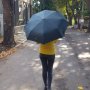 2438 Сгъваем автоматичен чадър с UV защита, едноцветен, двоен автомат, снимка 4