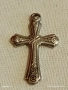 Винтидж бижу сребърен кръст красива орнаментика ювелирна изработка 52492, снимка 6