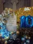 Изработка на празнична украса с балони, снимка 14