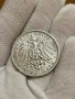 3 марки 1913 г, Германия / Саксония - сребърна монета, снимка 1