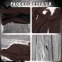 Нов Grim Reaper костюм за Хелоуин маскарад парти карнавал с плащ качулка и страшна маска череп, снимка 5
