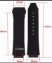 Силиконови каишки за часовник HUBLOT 25-19мм, снимка 2