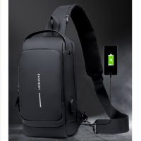 Мъжка чанта Fashion Black, снимка 9 - Чанти - 41479381