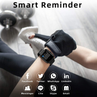 Смарт часовник, YONMIG фитнес тракер, IP68 Bluetooth Smartwatch с пулсомер/монитор на съня Крачкомер, снимка 4 - Смарт гривни - 36224065