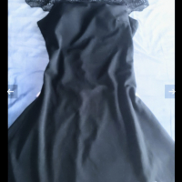 Дамска черна  рокля С/М размер , снимка 2 - Рокли - 30057839