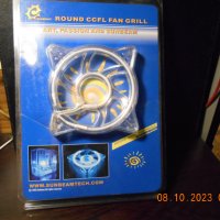 Circular fan grill with lighting ATA connection, снимка 1 - За дома - 42742161
