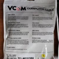 Кабел VCom VGA към VGA 1.8м+2ферит, снимка 5 - Кабели и адаптери - 35719427