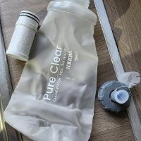Нова Чиста Прозрачна сгъваема бутилка с филтър за вода 1000мл , снимка 7 - Други стоки за дома - 42456859