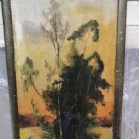 Стара маслена картина Гора от 19 в, масло на платно, живопис, снимка 5 - Картини - 35851292