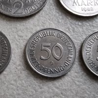 Монети . Германия.  1 , 2  дойче марки и  3 бройки по 50 пфенига., снимка 4 - Нумизматика и бонистика - 38325471