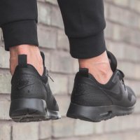 оригинални маратонки   NIKE AIR MAX TAVAS ALL BLACK  номер 46 , снимка 7 - Маратонки - 41046884