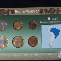 Бразилия - Комплектен сет - 2004-2007 , 6 монети, снимка 2 - Нумизматика и бонистика - 44534106
