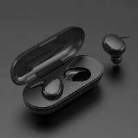Безжични мощни  ВОДОУСТОЙЧИВИ Smart touch #Bluetooth 5 слушалки със зареждаща кутия, снимка 6 - Безжични слушалки - 39149477