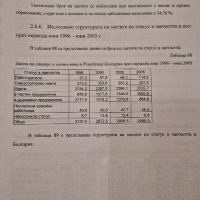 Дипломна работа бакалавър  Статистическо изследване на работната сила в България 1996 - 2005, снимка 8 - Художествена литература - 42263272