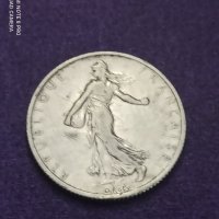 2 франка 1915 година сребро, снимка 2 - Нумизматика и бонистика - 41522961