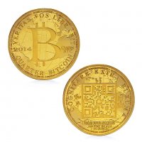 0.25 Биткойн монета / 0.25 Bitcoin Coin ( BTC ), снимка 2 - Нумизматика и бонистика - 20936104