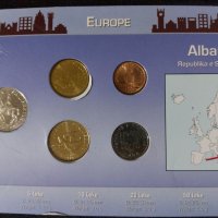 Комплектен сет - Албания 1996-2000 , 5 монети , снимка 2 - Нумизматика и бонистика - 44500281