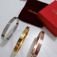 Cartier гривна в кутия, снимка 2 - Гривни - 36441790