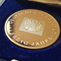 Германска сребърна 1000 ‰ монета медал Основен закон на Федерална република Германия, снимка 5 - Нумизматика и бонистика - 41442930