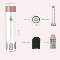 MIEARA 5 в 1 уред за оформяне на коса, сешоар, с отрицателни йони, снимка 7 - Сешоари - 44746994