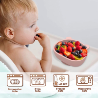 Бебешки комплект за хранене, снимка 5 - Прибори, съдове, шишета и биберони - 44702437