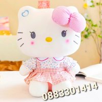 Hello Kitty Плюшено коте 50см Хело Кити, снимка 5 - Плюшени играчки - 41479477