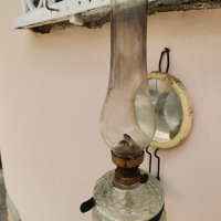 Стара газена лампа, снимка 5 - Антикварни и старинни предмети - 40784146
