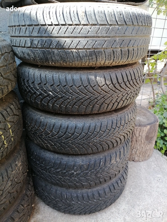 Зимни гуми с джанти 14 рено, снимка 1