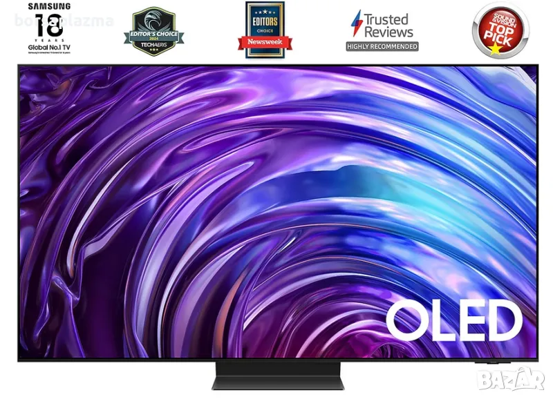 Телевизор, Samsung 55" 55S95D AI 4K QD-OLED SMART TV, 144 Hz, WiFi 5, Bluetooth 5.2, 4xHDMI, 3xUSB, , снимка 1