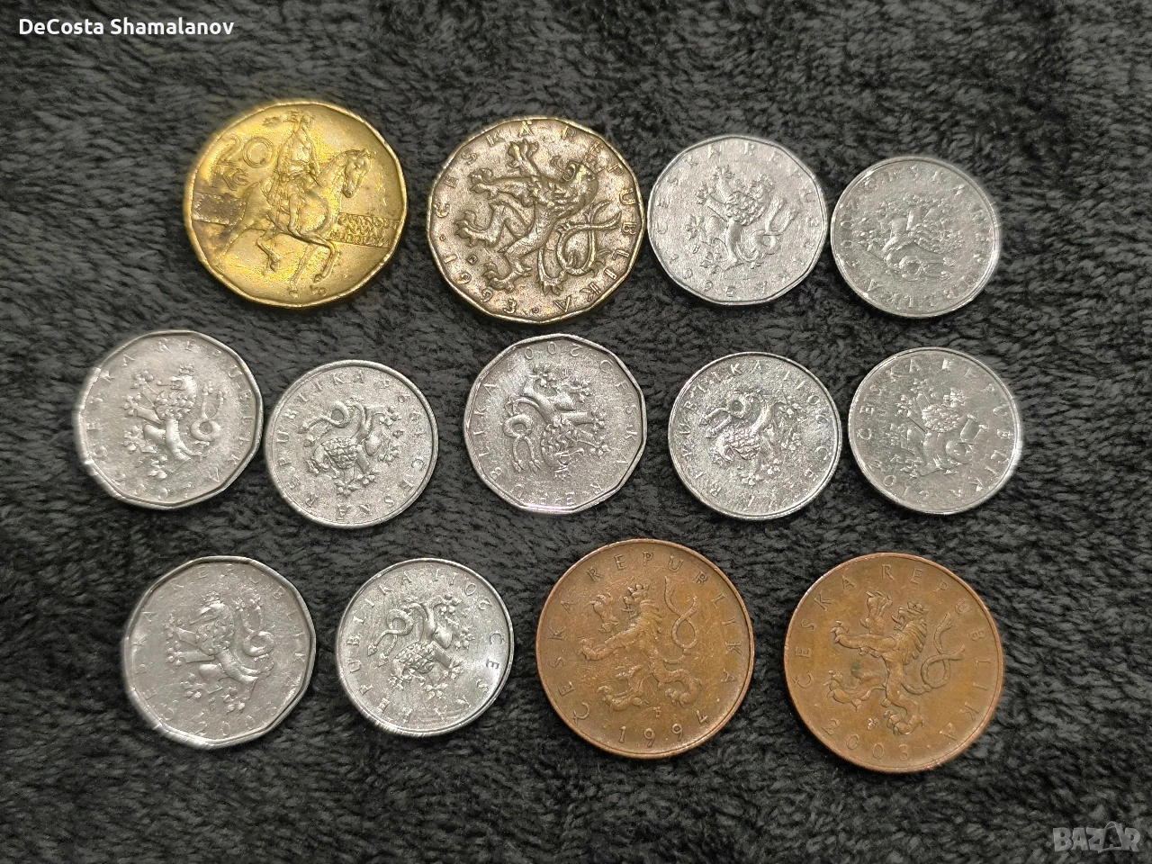 Чешки монети крони от 1993-2012г, снимка 1