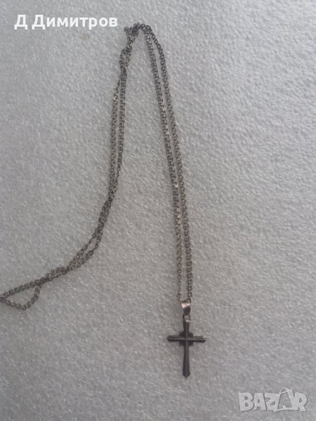Православен сребърен кръст 925 с верижка!, снимка 1