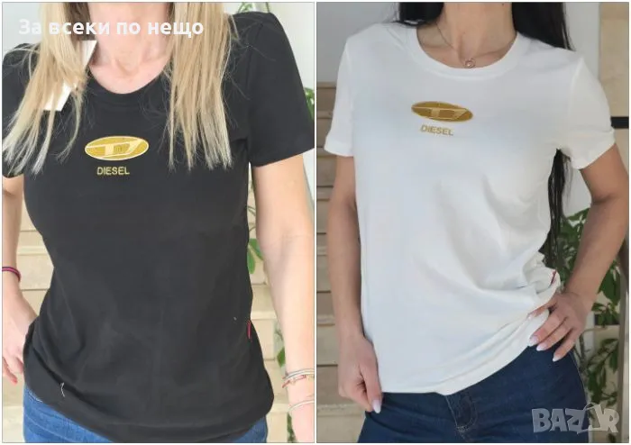 Diesel Дамска Тениска👚Дамска Блуза С Къс Ръкав Дизел - Налични Различни Цветове, снимка 1