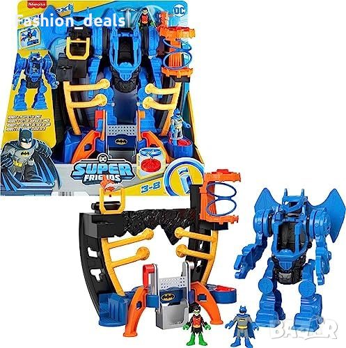 Нов робот + фигурки на Батман и Робин детска Играчка Imaginext HML02, снимка 1