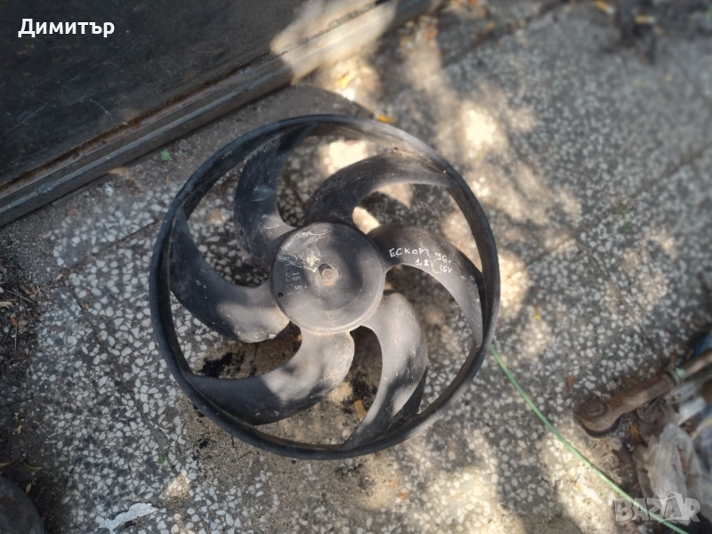 Вентилатор Воден Радиатор За Форд Ескорт 1.8И 16В 1997г / Ford Escort 1.8I 16V 1997y, снимка 1