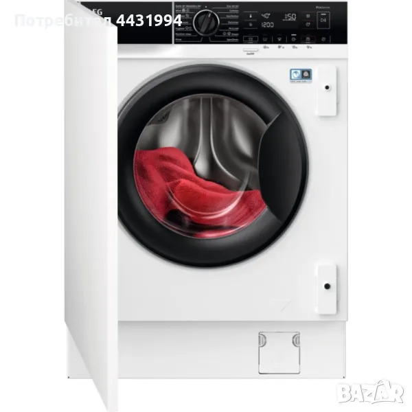 Пералня със сушилня AEG L7WBE68SI, снимка 1