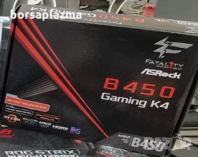 Чисто нова дънна платка AsRock B450 Gaming K4, снимка 1