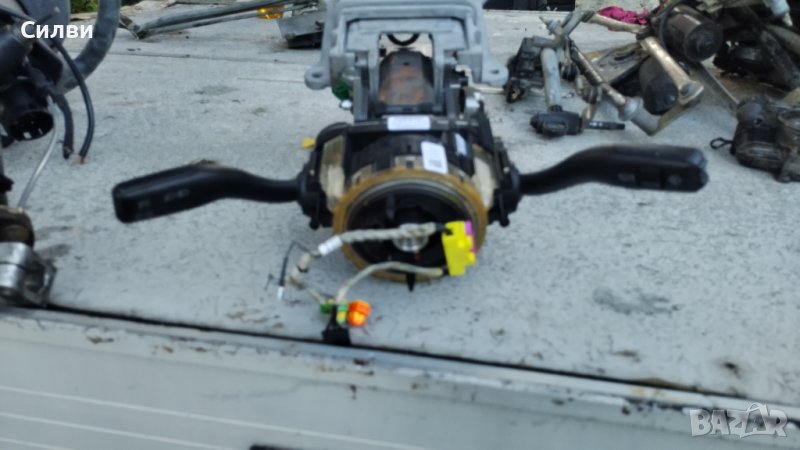 Кормилна конзола с ръчки лостчета сензор моторче за Ауди А6 Ц6 4Ф от Audi A6 C6 4F, снимка 1