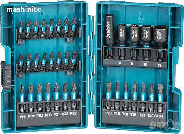 Битове к-кт 35 бр.B-66880 Black Impact Makita, снимка 1