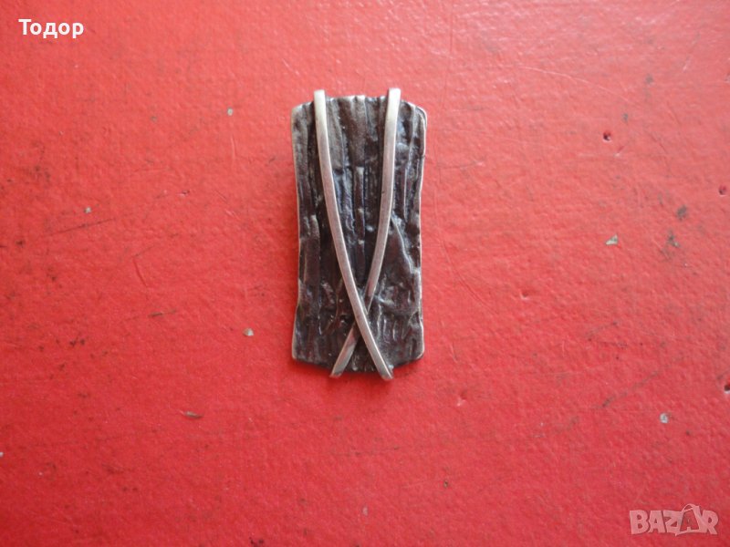 Страхотна сребърна висулка медальон 3, снимка 1