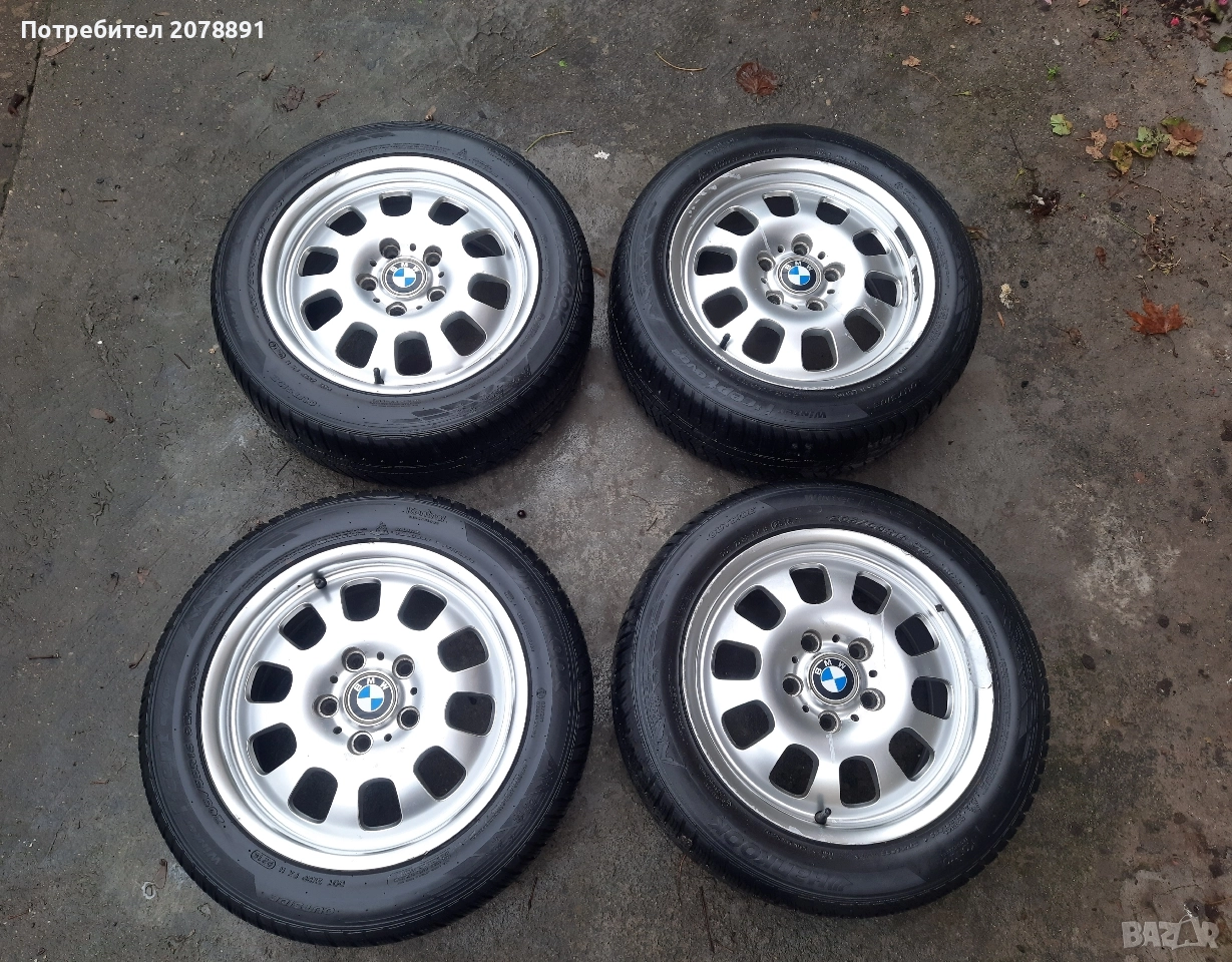 Оригинални джанти с гуми 16 цола 5х120 за БМВ 16 5x120 BMW, снимка 1