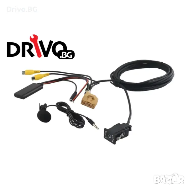 Комбиниран Кабел Bluetooth, AUX и Видео за TV Тунер на Audi A6, A8 и Q7, снимка 1