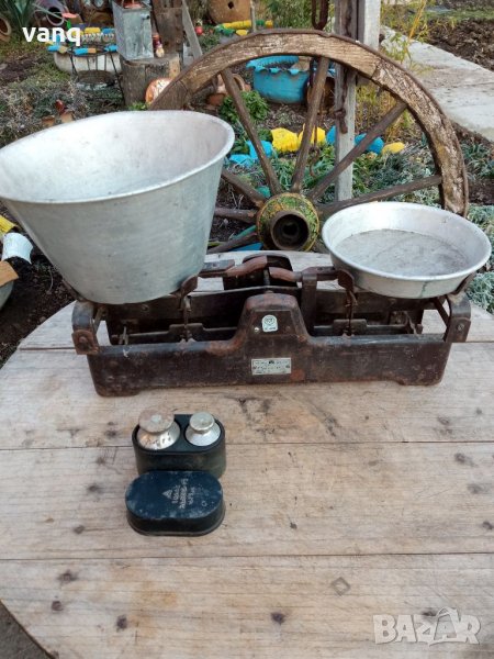Стар пазарски кантар везна, снимка 1