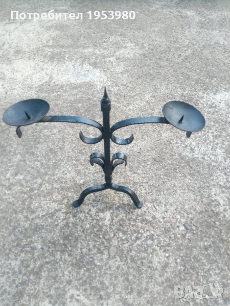 Железен свещник, снимка 1