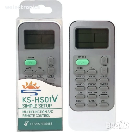 Дистанционно за климатик HISENSE KS-HS01V, снимка 1