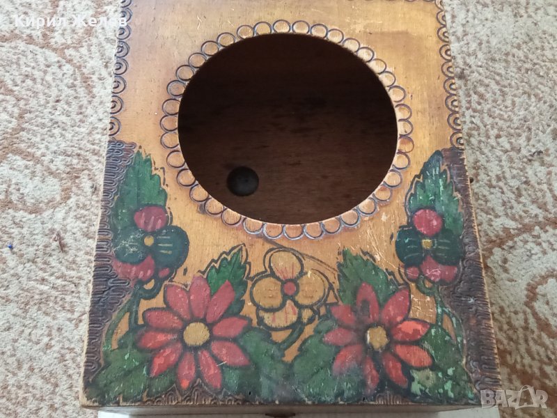 Дървена кутия за будилник 24875, снимка 1