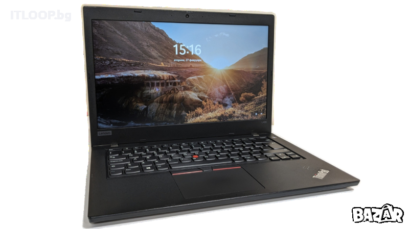 Lenovo ThinkPad L490 14" 1920x1080 i3-8145U 8GB 256GB батерия 3+ часа, снимка 1