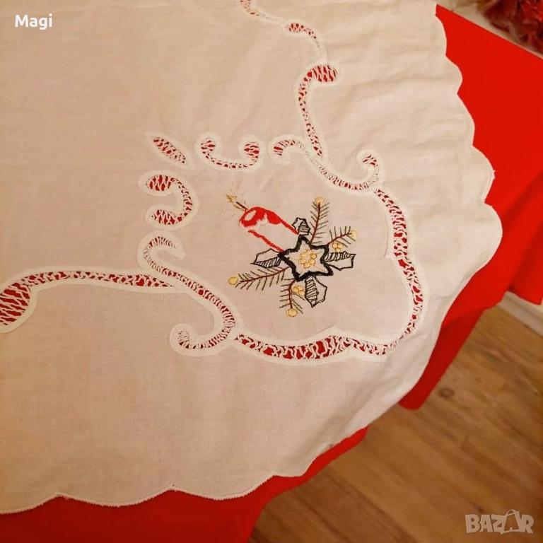 Коледна покривка, снимка 1