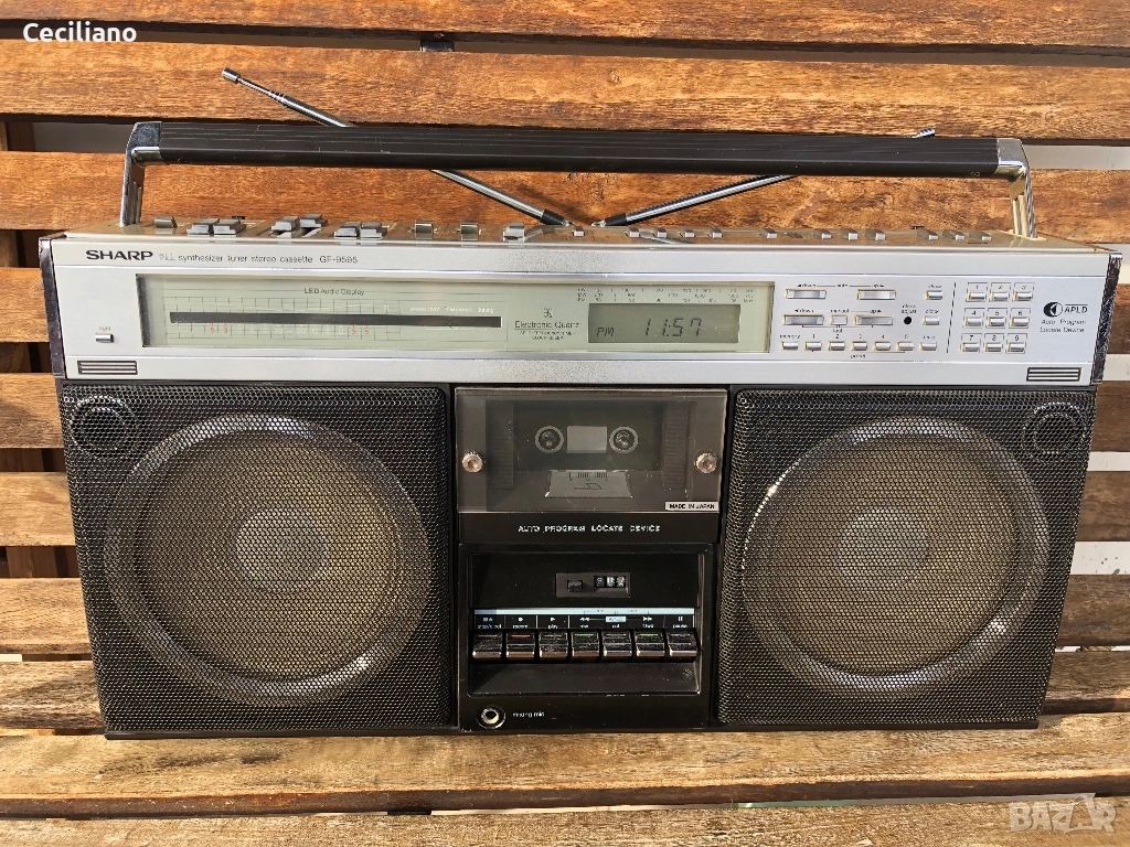 Радиокасетофон 💥Sharp GF-9595E(45w) -Рядък,в състояние!, снимка 1