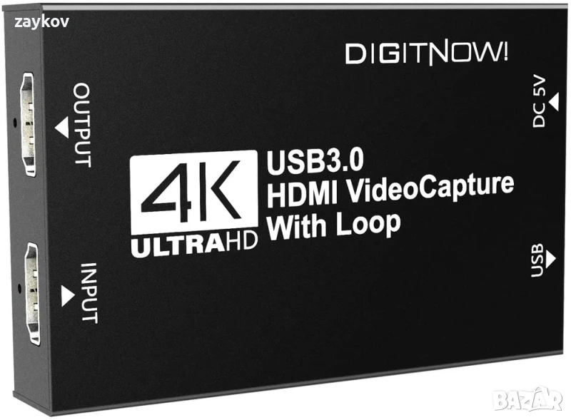 4K видео карта с изход за електричество, HDMI USB 3.0

, снимка 1